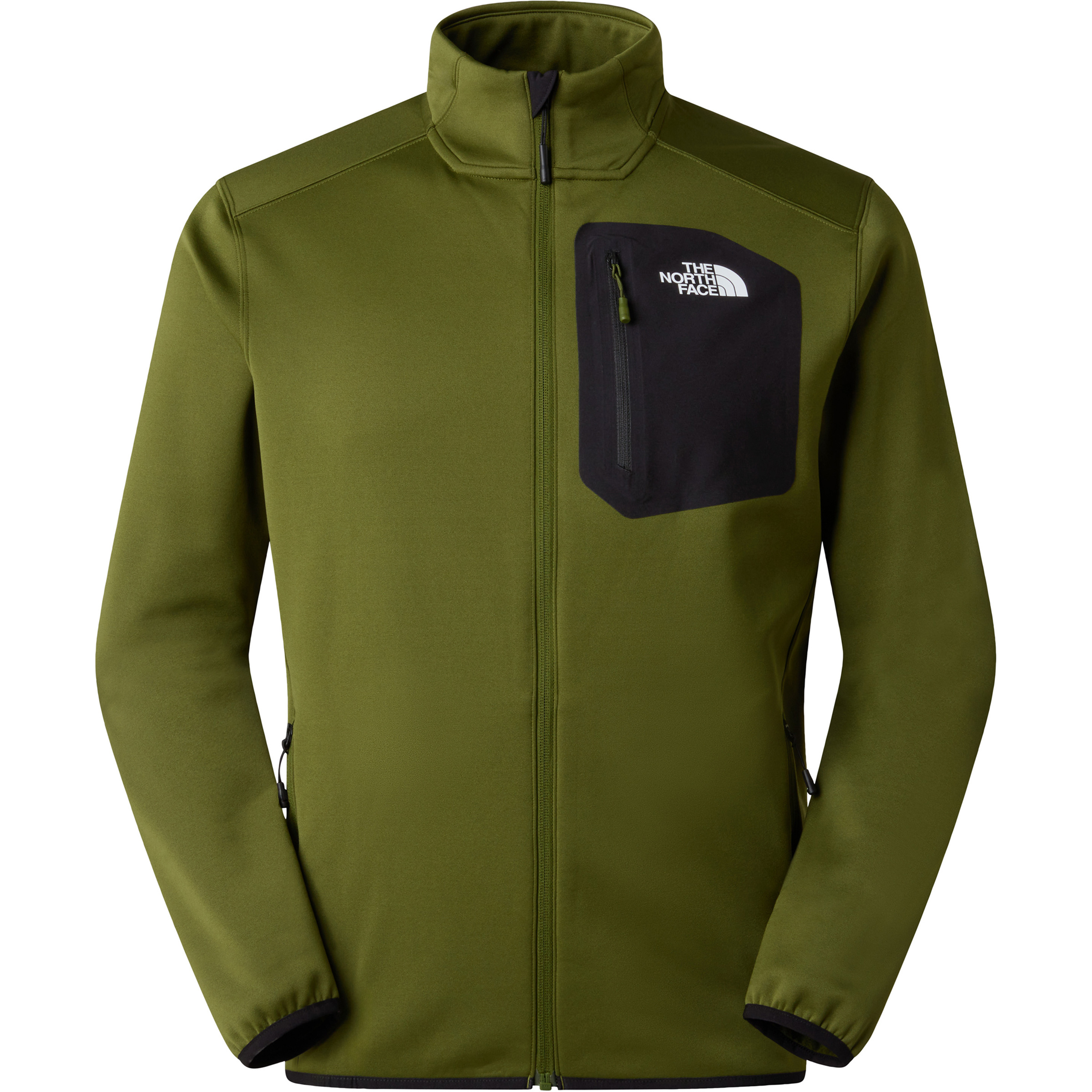 The North Face Crest Herren Fleecejacke oliv Größe L Trekking Atmungsaktiv