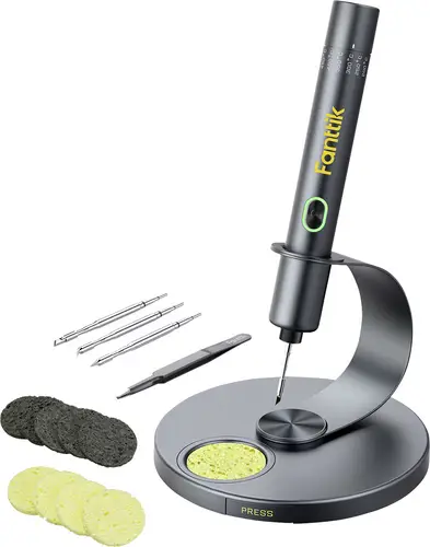 Fanttik Lötkolben-Set 3.65V 12W Bleistiftform 200 - 450°C inkl. Lötspitze