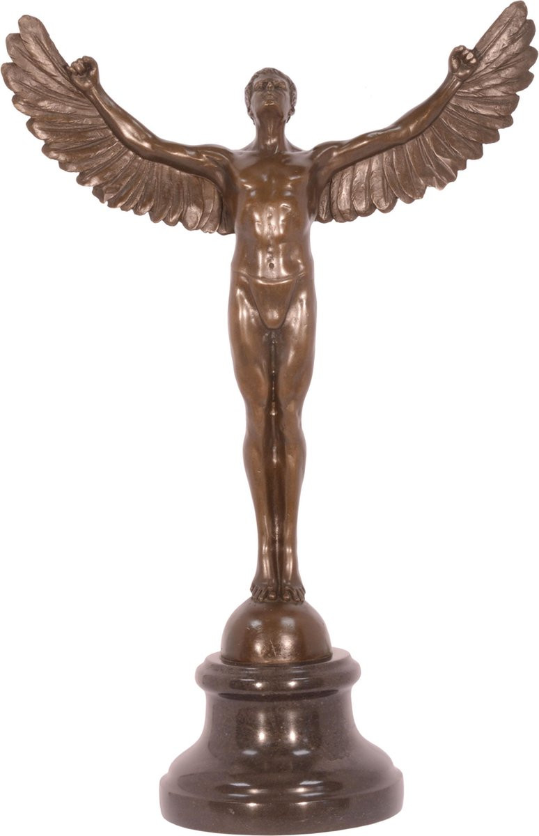 Wexdeco Decoratief Beeld Bronzen Icarus - Brons - 27 x 12,1 cm