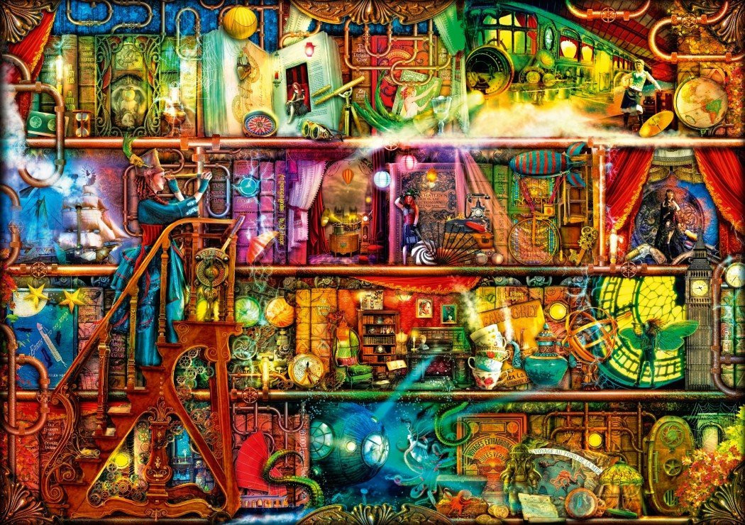 Bluebird Puzzle Fantasie-puzzel De Fantastische Reis 1000 stukjes