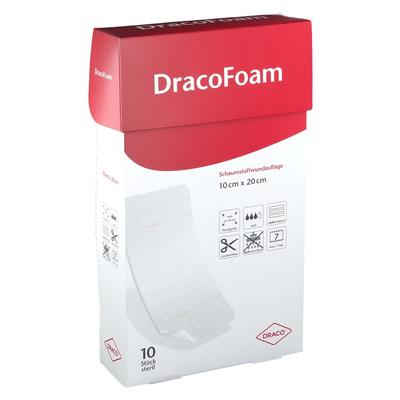 Dracofoam Schaumstoff Wundauflage 10x20 cm 10 St Verband