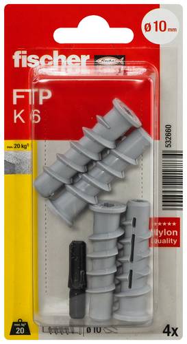 Fischer 532660 FTP K 6 K NV Porenbetondübel 50mm 1 Set