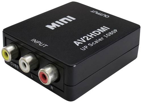 Maxtrack AV Konverter CS 37L [AV - HDMI] 1920 x 1080 Pixel