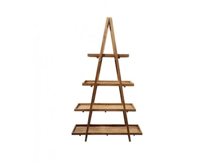 Etagères pyramide bois 4 niveaux pin recyclé - CHALET Meubletmoi