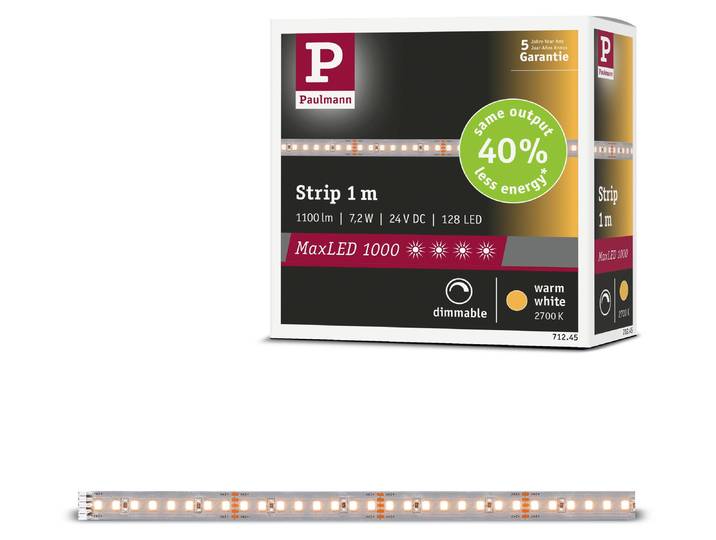 Paulmann MaxLED 1000 LED Strip Warmweiß Erweiterung