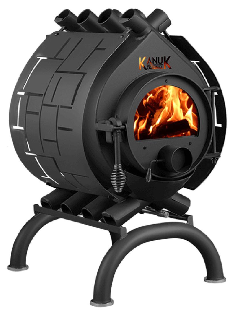 Kanuk Original 9,5 kW - Seitenverkleidung Brick - Untergestell Rondo