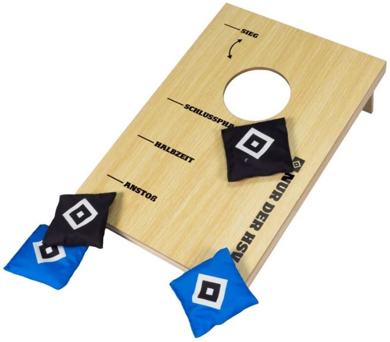 Spiel HAMBURGER SV "Hamburger SV Spielzeug HSV Cornhole Spiel "Hamburger SV", braun (mehrfarbig), Spiele