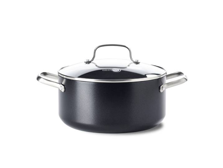 Faitout 20 cm aluminium forgé revêtement céramique avec couvercle -
