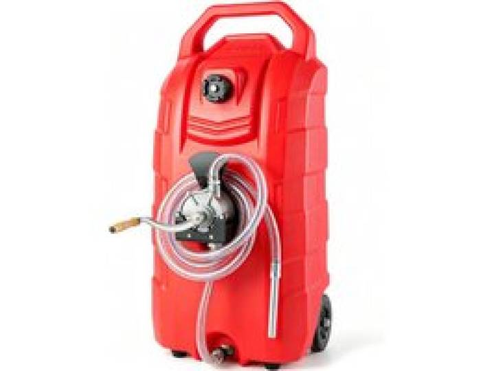 VEVOR Kraftstofftrolley 60L Kraftstoffkanister Benzinkanister PE 460x533x930mm Gaskraftstofftankbehälter 7,8 L/min Max. Durchfluss Ersatzkanister Benzintank Geeignet für Diesel, Schmieröl, Benzin