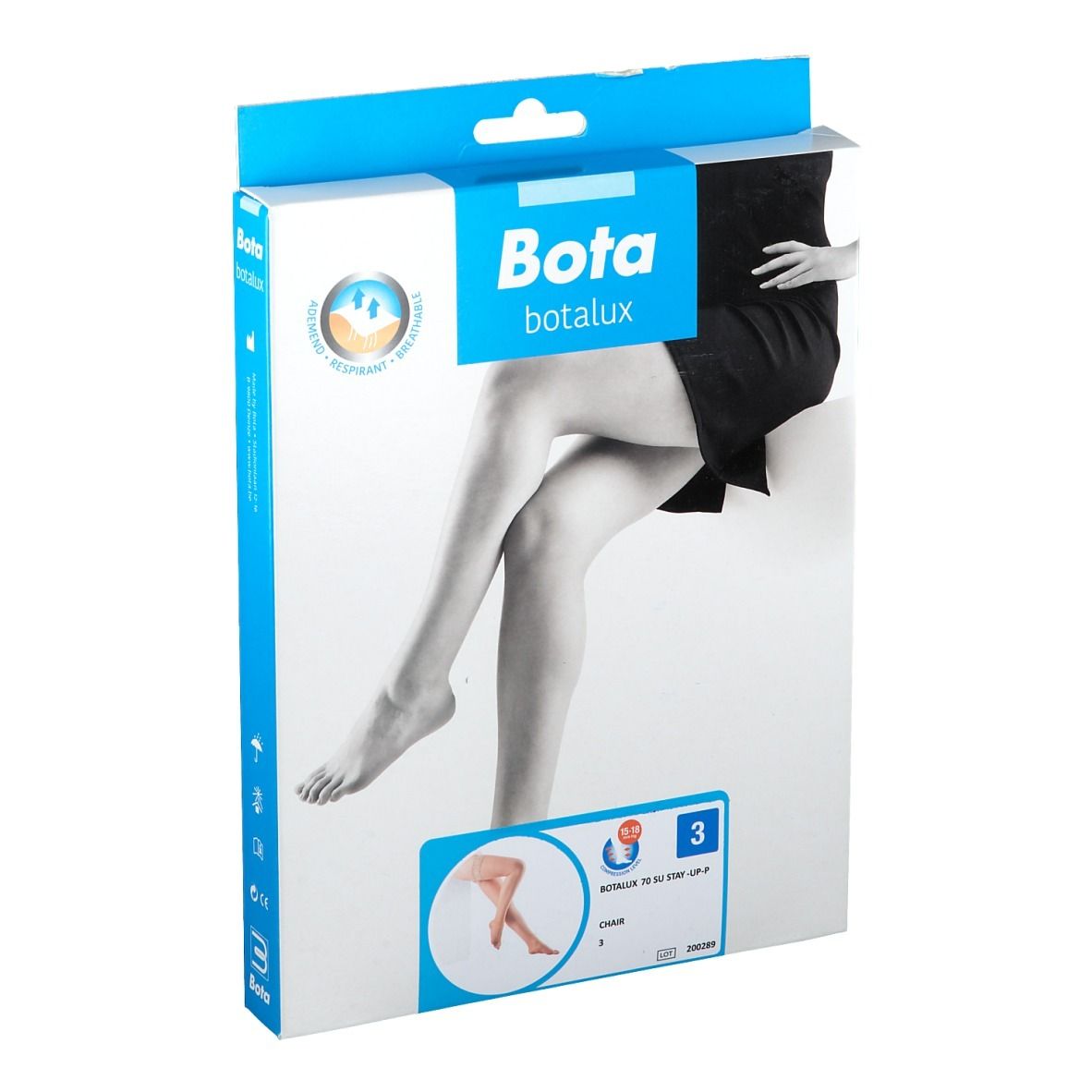 Botalux 70 Stay-Up SU -P Chair Maat 3 1 St Strümpfe