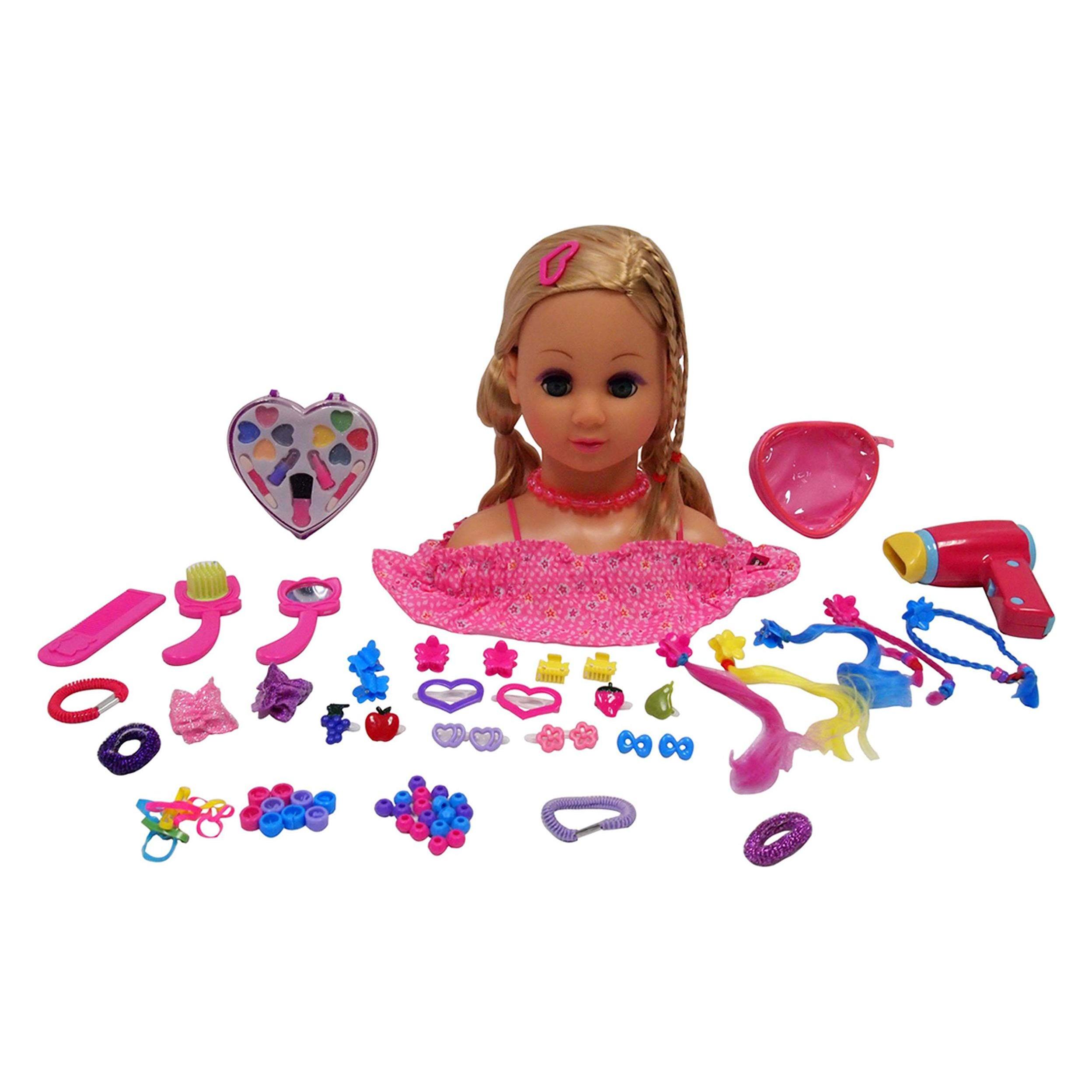 happytoys Make Up Dollhead - Blonde (804012) (804012b)