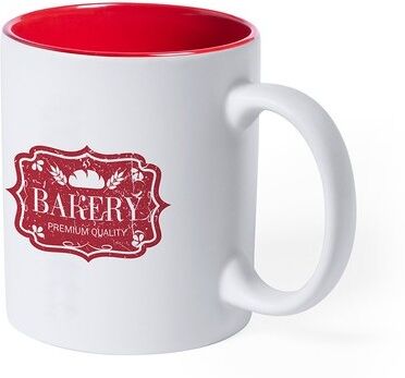 Tasse cadeau entreprise Kulmer céramique rouge