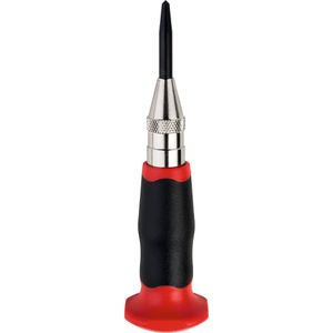 Rennsteig Körner 430231, mit Handschutz, Automatik-Körner, einstellbare Schlagkraft 180-250 N, Spitzen-Ø 6 mm
