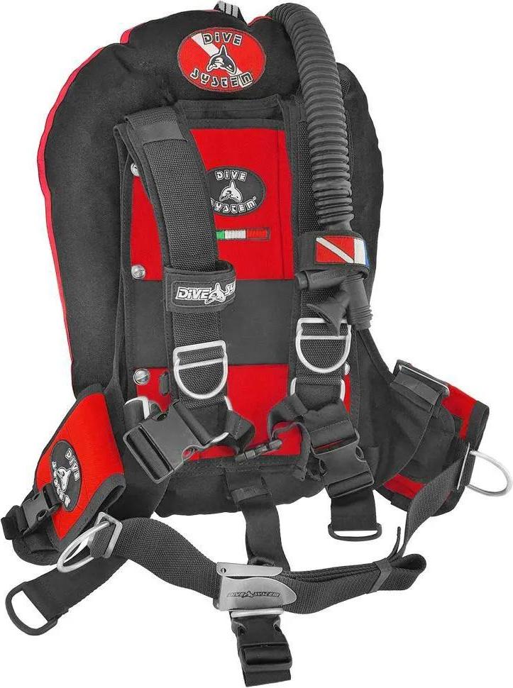 Dive System Tekky Flügel Rot L Herren,Damen Rot L