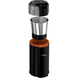 Krups GX332810 Vortex, Kaffeemühle, Schwarz