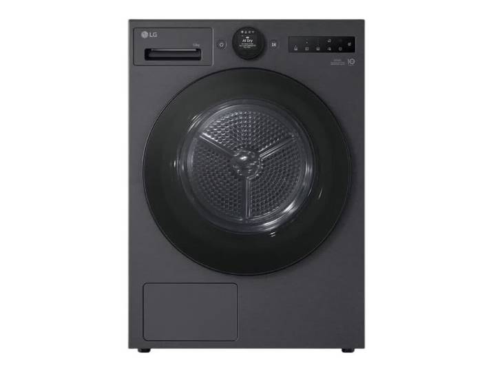 LG RT10X8B Sèche-Linge pompe à chaleur 10 kg Noir Classe C