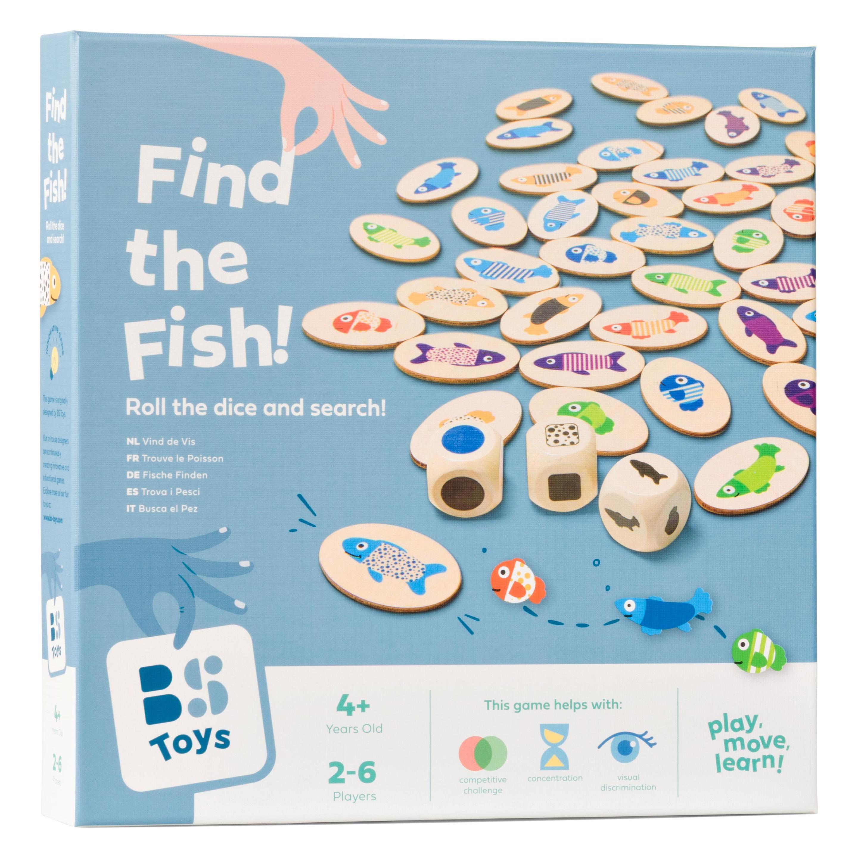 BS Fische finden (Deutsch, Englisch, Französisch, Italienisch, 2 - 6 Spieler) (GA320)