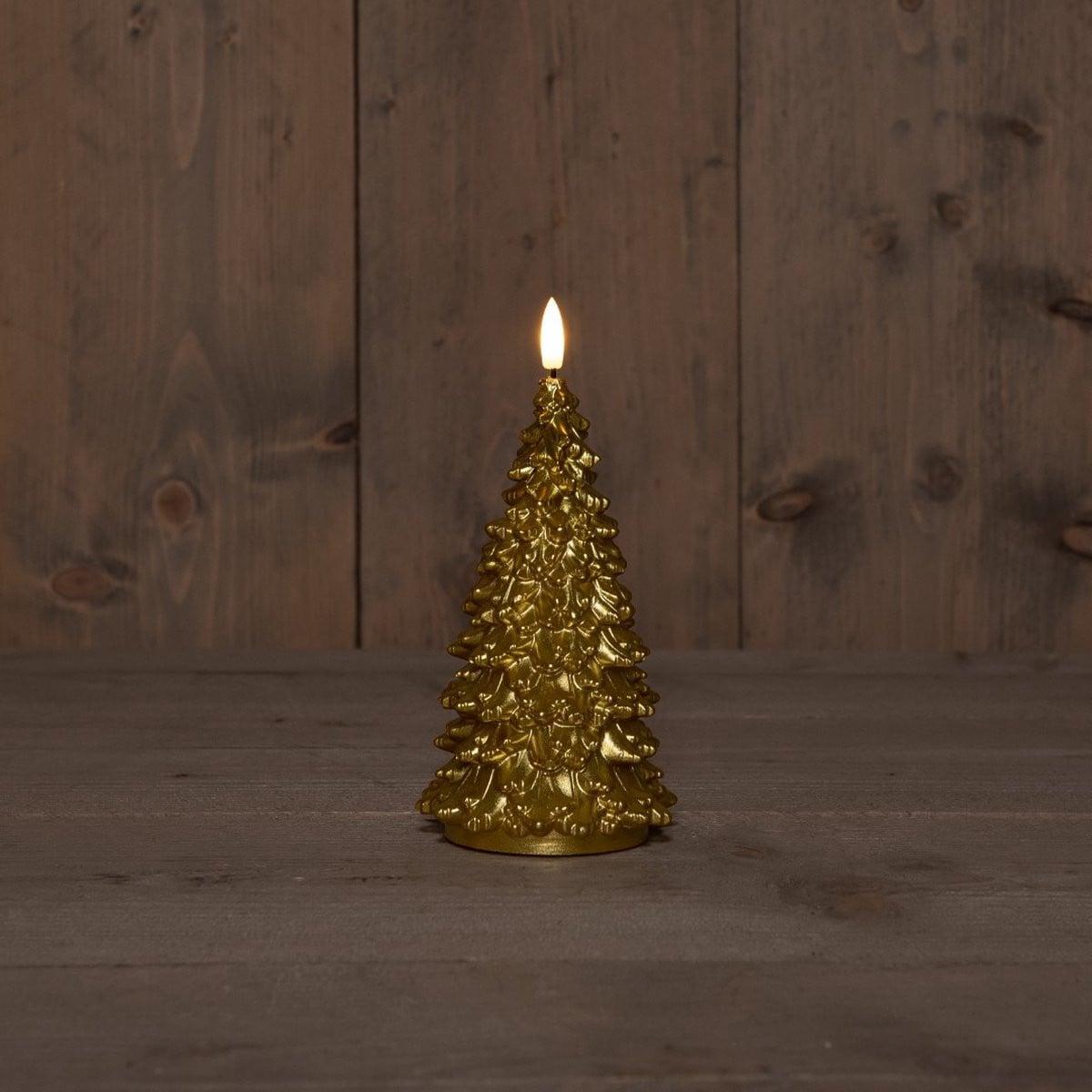 Anna's Collection LED-kaars Kerstboom Goud