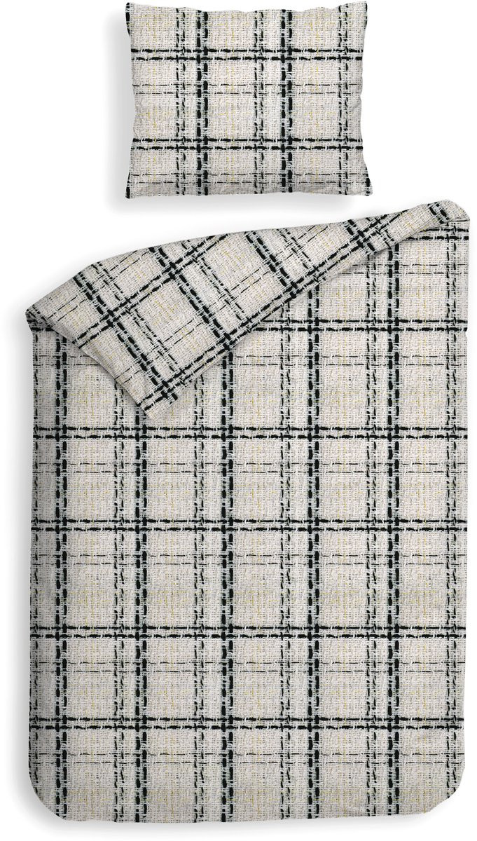Heckettlane Dekbedovertrek Ennio - Multi - 100% Katoen-Flanel - 140 x 200 cm