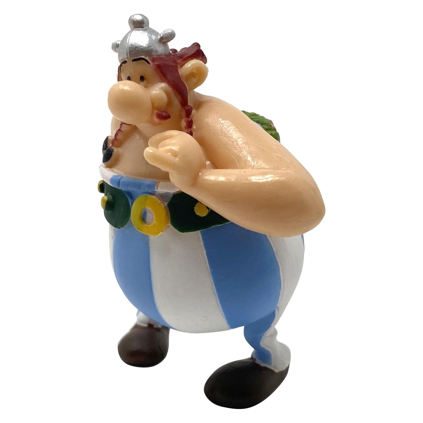 Plastoy Asterix Figur Obelix verliebt mit Blumenstrauss (PLA60546)
