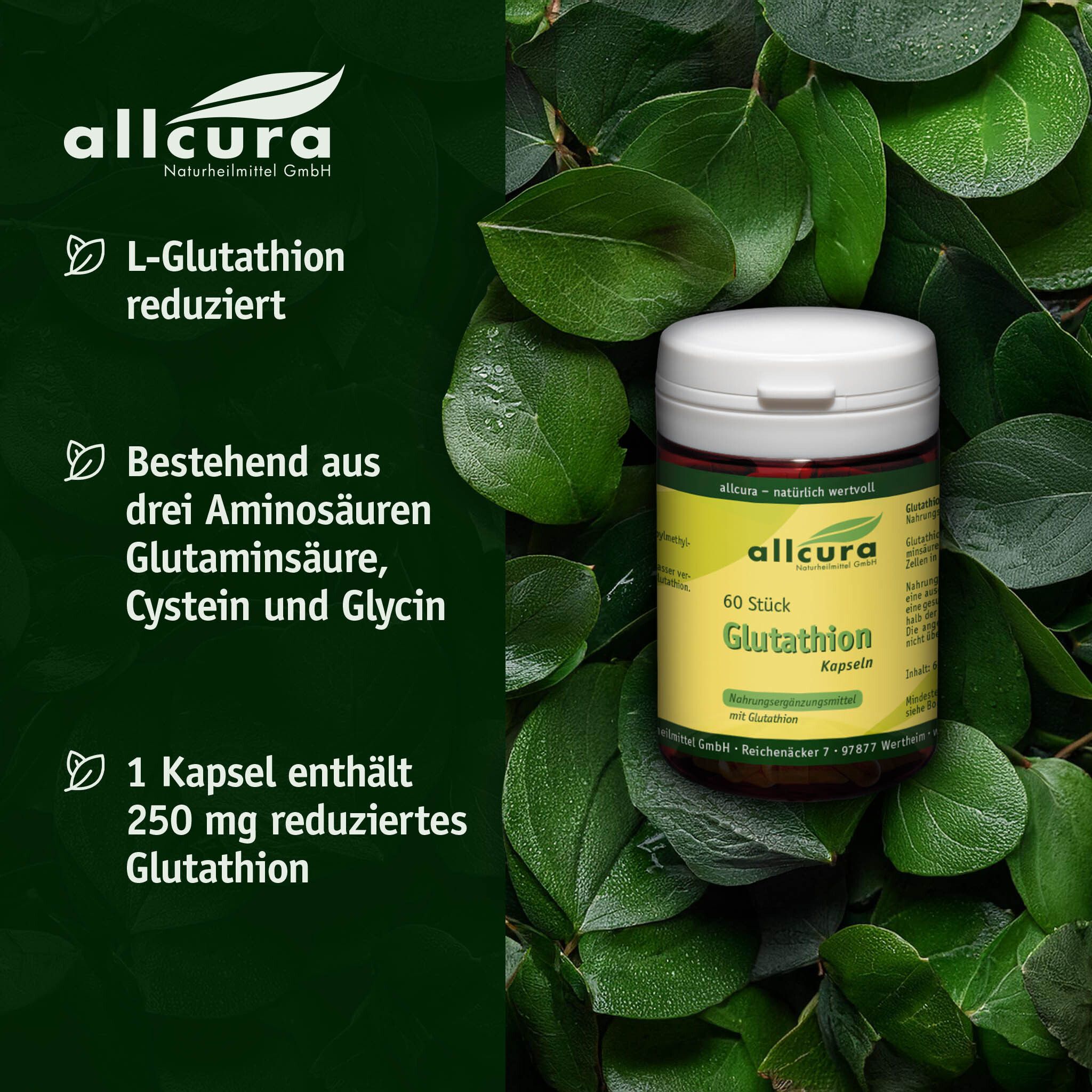 allcura Glutathion Kapseln 60 St
