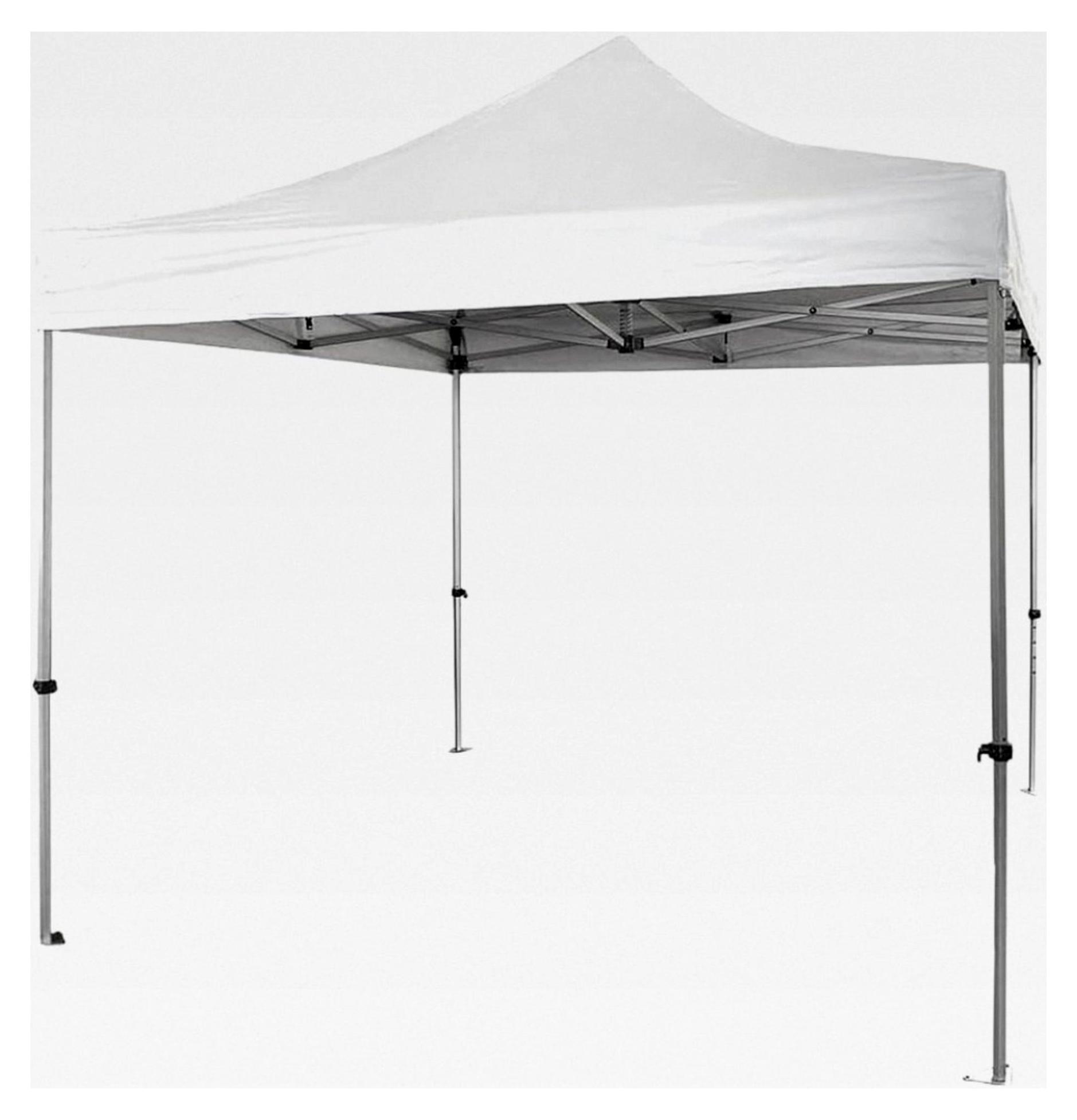 Profi-Pavillon aus Aluminium, sechseckige Struktur, 3 x 3 m, weiß, wasserdicht