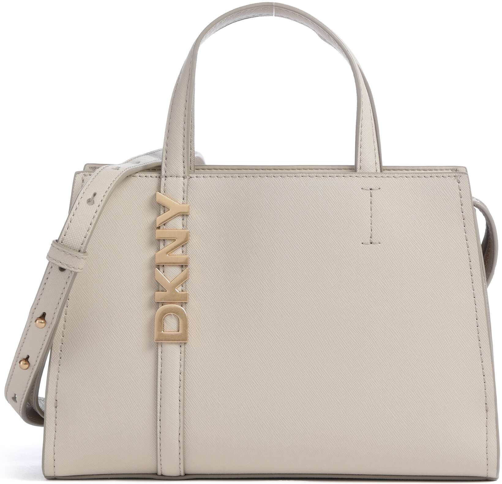 DKNY Avril Handtasche aus Leder, beige