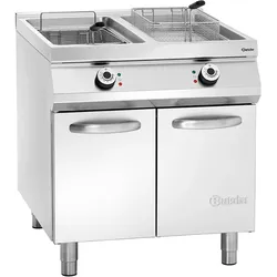 Bartscher Elektro-Standfritteuse, 2 Becken
