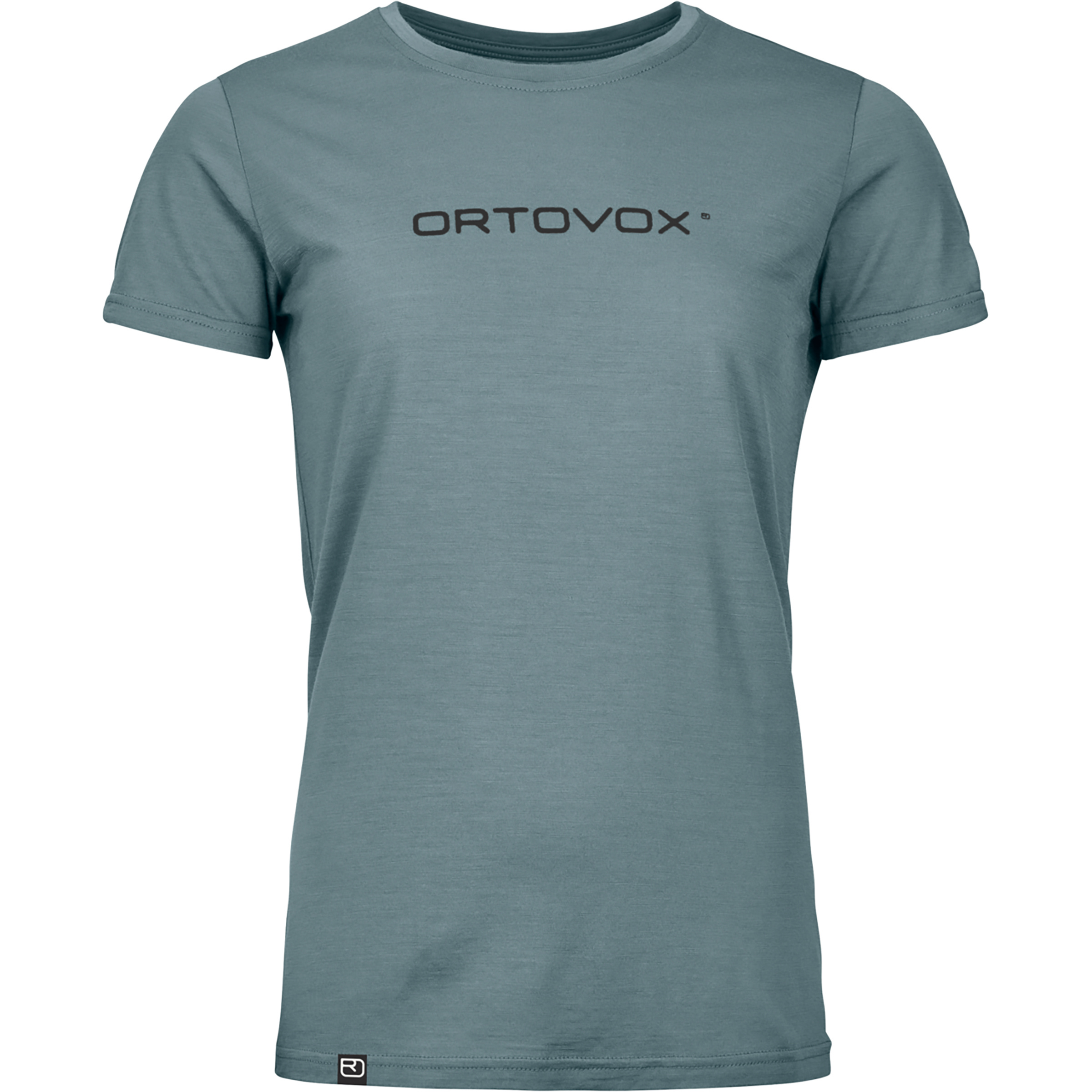 Ortovox 150 Cool Brand Damen T-Shirts blau Größe XL Alpinklettern | Bouldern | Sportklettern Atmungsaktiv Merinowolle | Lyocell (Tencel)