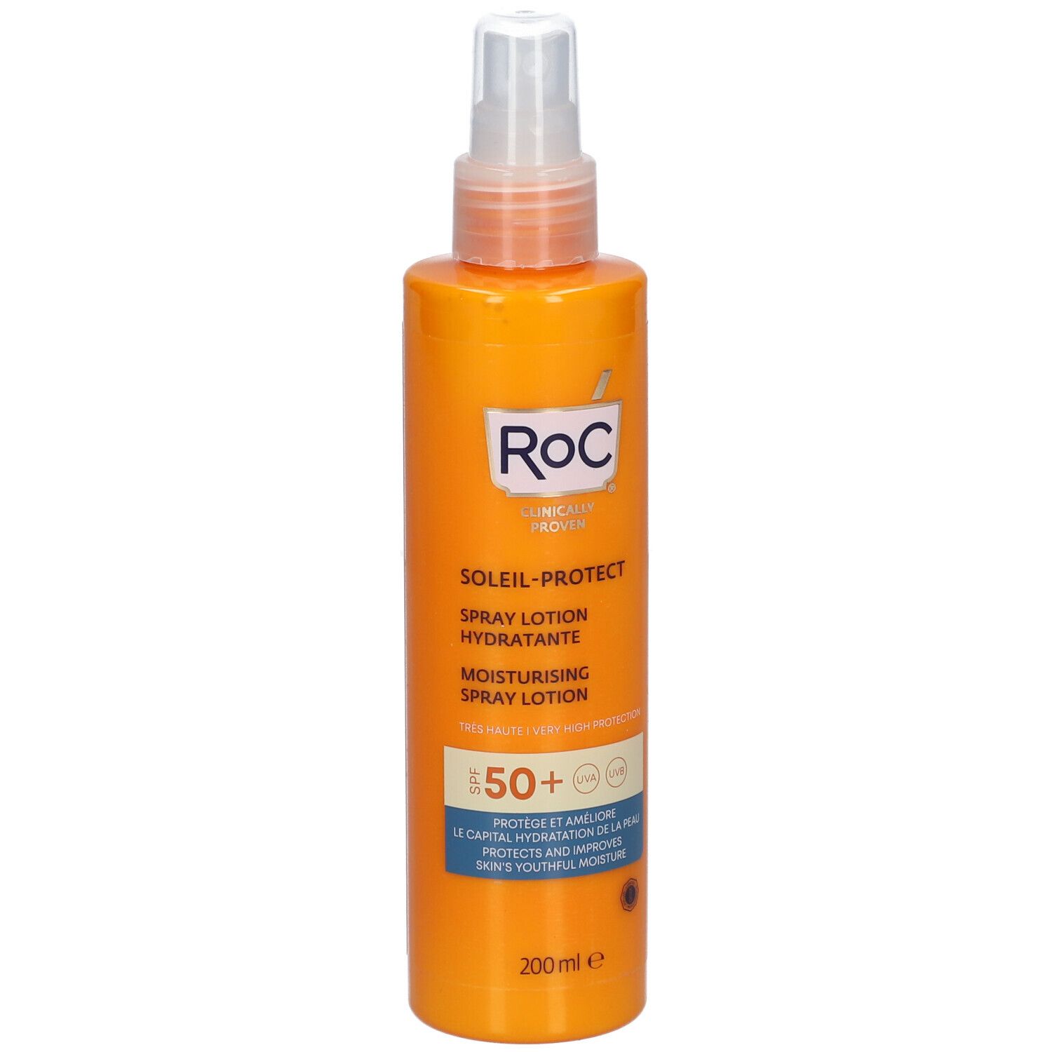 RoC Soleil-Protect Moisturising Spray Lotion Spf50 200 ml