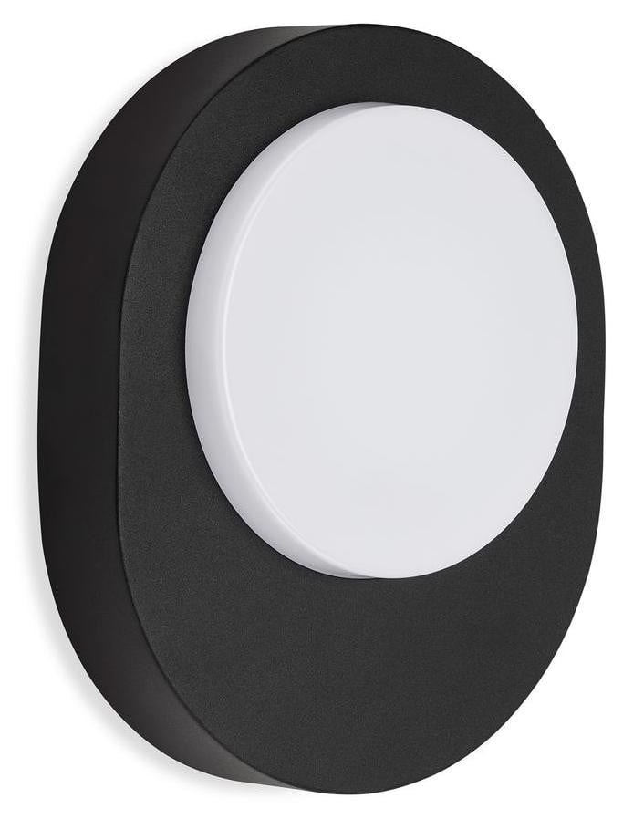 Telefunken PRAG LED buitenwandlamp, zwart, neutraalwit