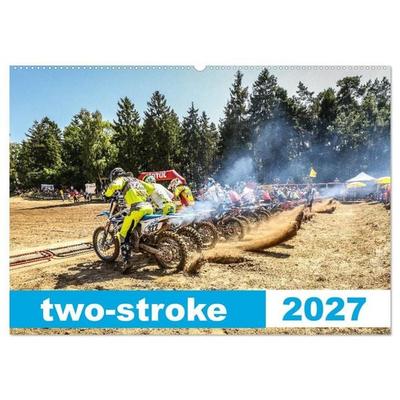 two stroke (Wandkalender 2027 DIN A2 quer), CALVENDO Monatskalender