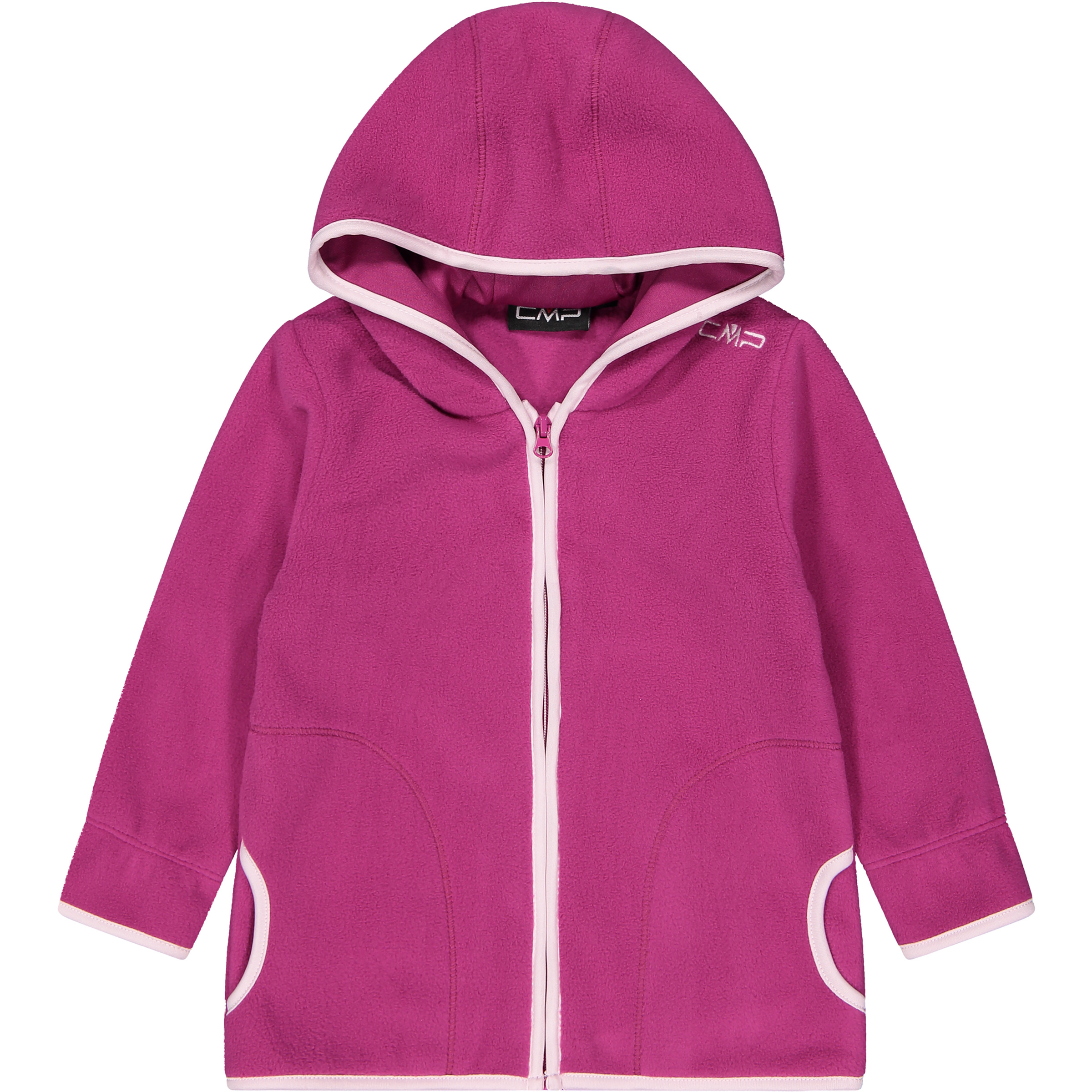 CMP Fleece Kinder Fleecejacke pink Größe 104 Lifestyle Atmungsaktiv
