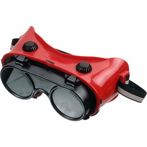 Connex Schweißerbrille COXT938750, EN 166, EN175, grün getönt, für Brillenträger, Schweißerschutzstufe 5