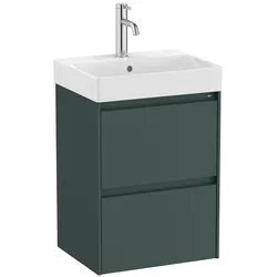 Roca Ona Waschtischunterbau 45 cm mit 2 Schubladen, geringere Tiefe, Badmöbel, A857598513,