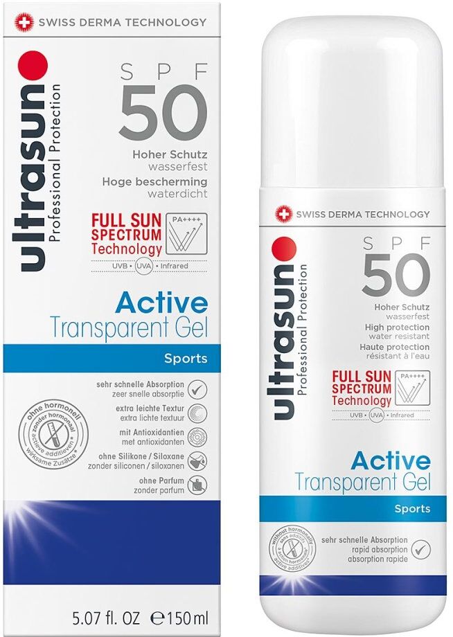 Ultrasun Active Transparent Gel Spf 50
