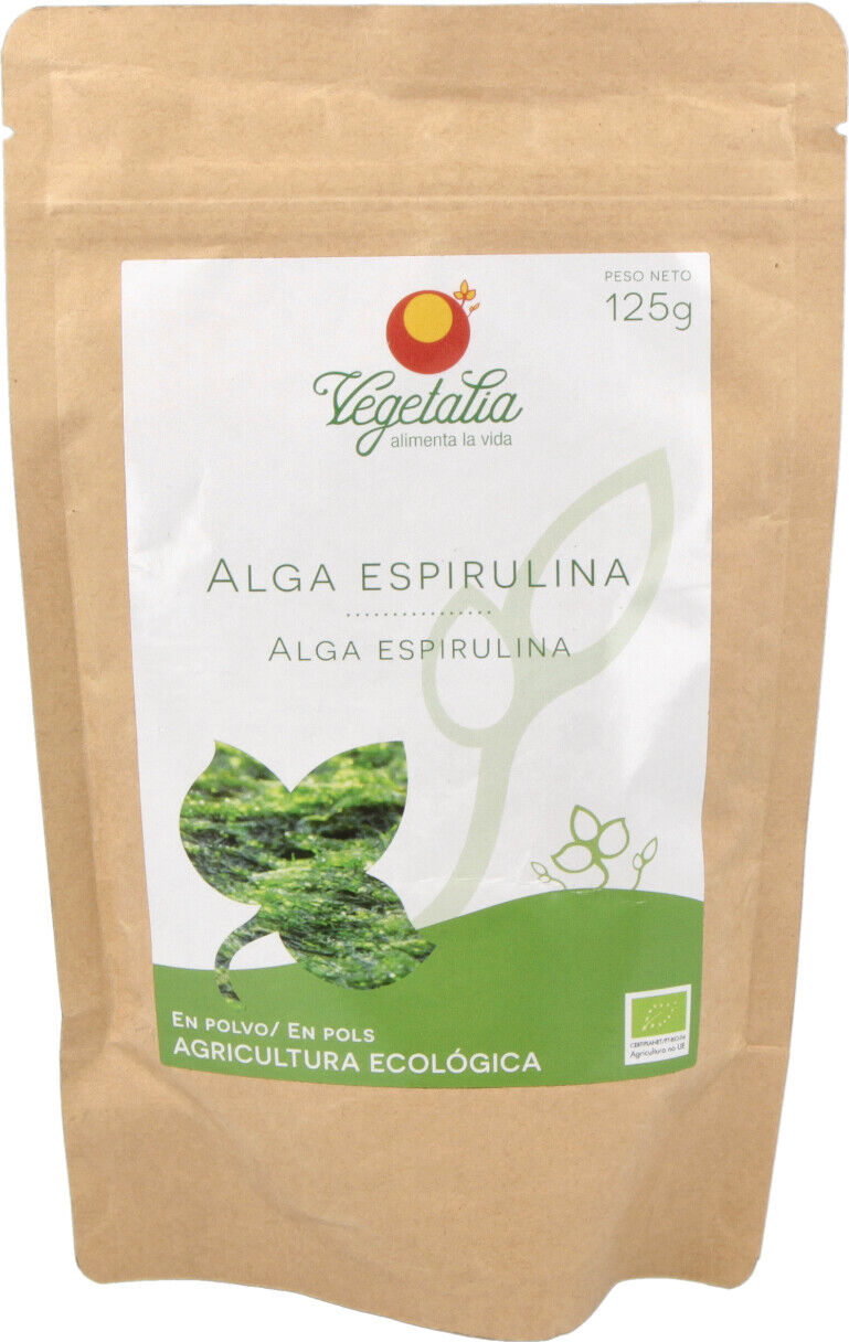 Vegetalia alga espirulina polvo 125gr. bio