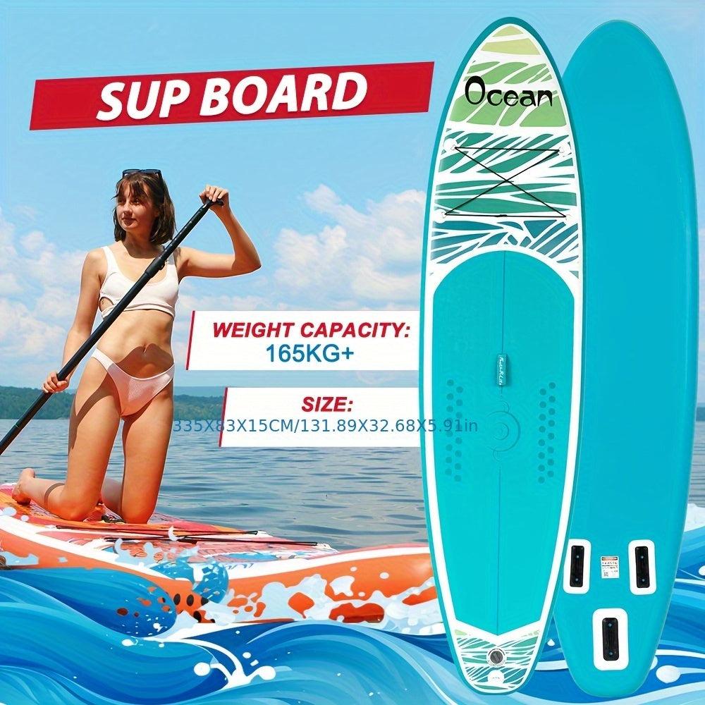 Stand-Up-Paddleboard - SUP-Board - Aufblasbares Board - Blau - Nachhaltiges PVC