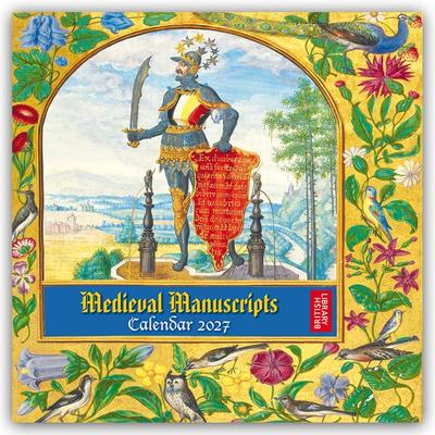 British Library Illuminated Manuscripts – Bilderhandschriften der Britischen Nationalbibliothek 2027 – Original Flame Tree Publishing-Kalender