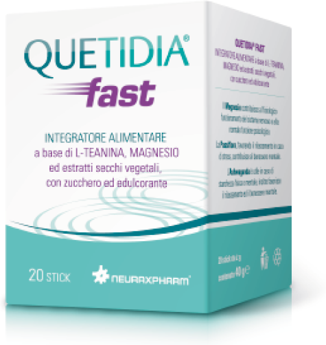 NEURAXPHARM ITALY SpA QUETIDIA Fast 20 Stick