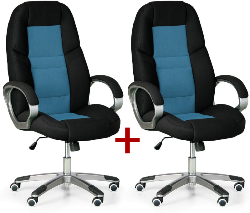 B2B Partner Bürosessel KEVIN 1+1 GRATIS, blau