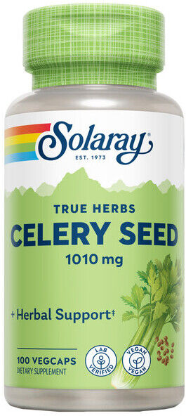 Solaray Celery Seed 505 mg 100 Cápsulas Vegetales