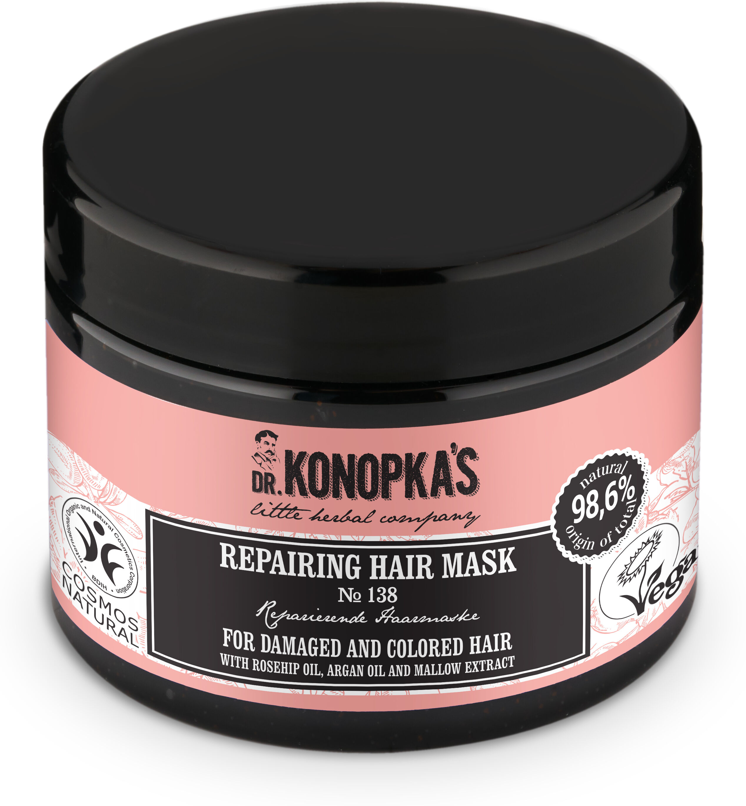 Dr. Konopka's Reparaturmaske 138 für geschädigtes und gefärbtes