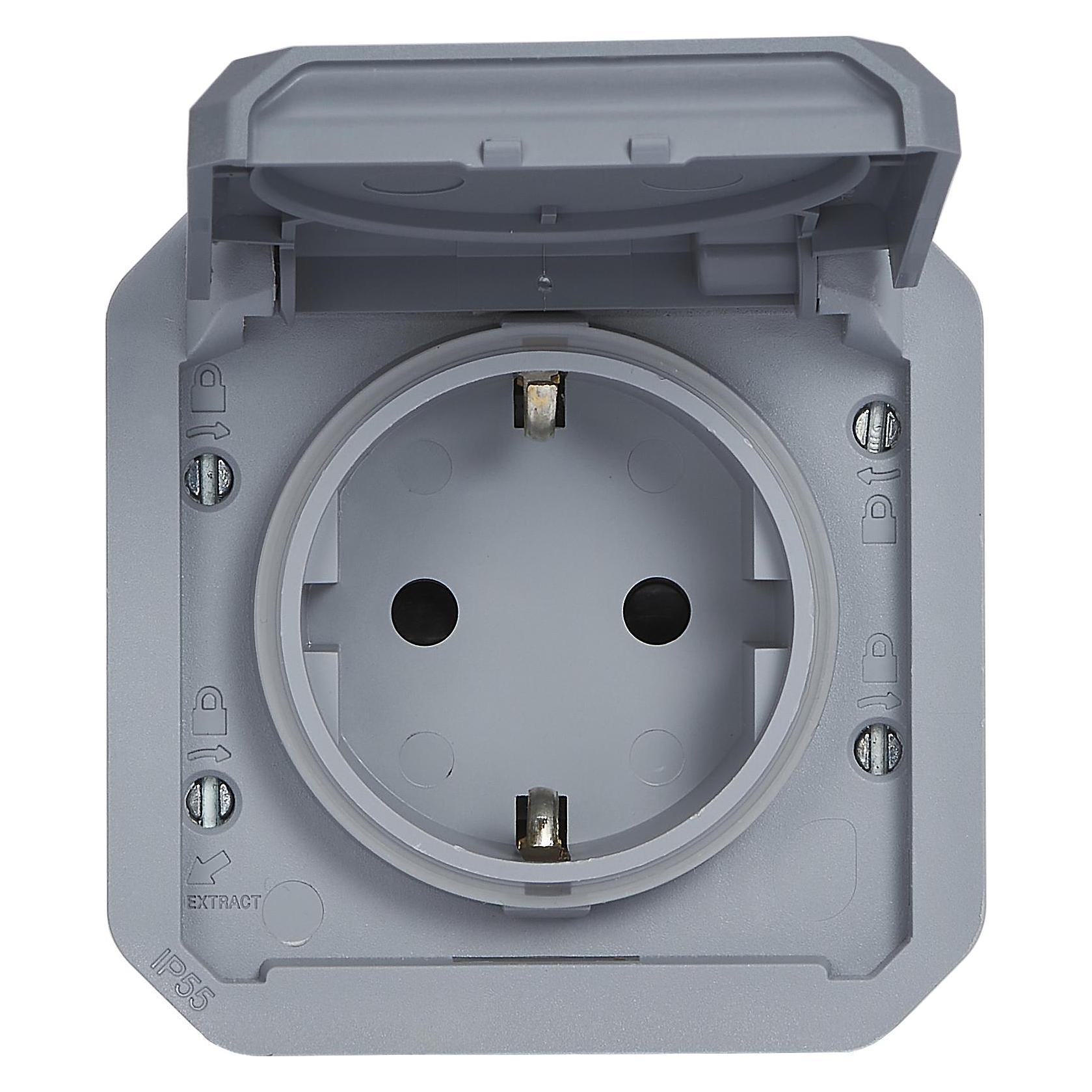 Legrand Plexo New Einsatz Schutzkontakt-Steckdose (069571L)