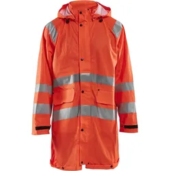 Warnschutz Regenmantel "4324" Level 1 - 4XL - Orange