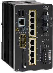 Cisco Systems Catalyst IE-3200-8T2S-E switch di rete Gestito L2/L3 Gigabit Ethernet (10/100/1000) Nero (IE-3200-8T2S-E)