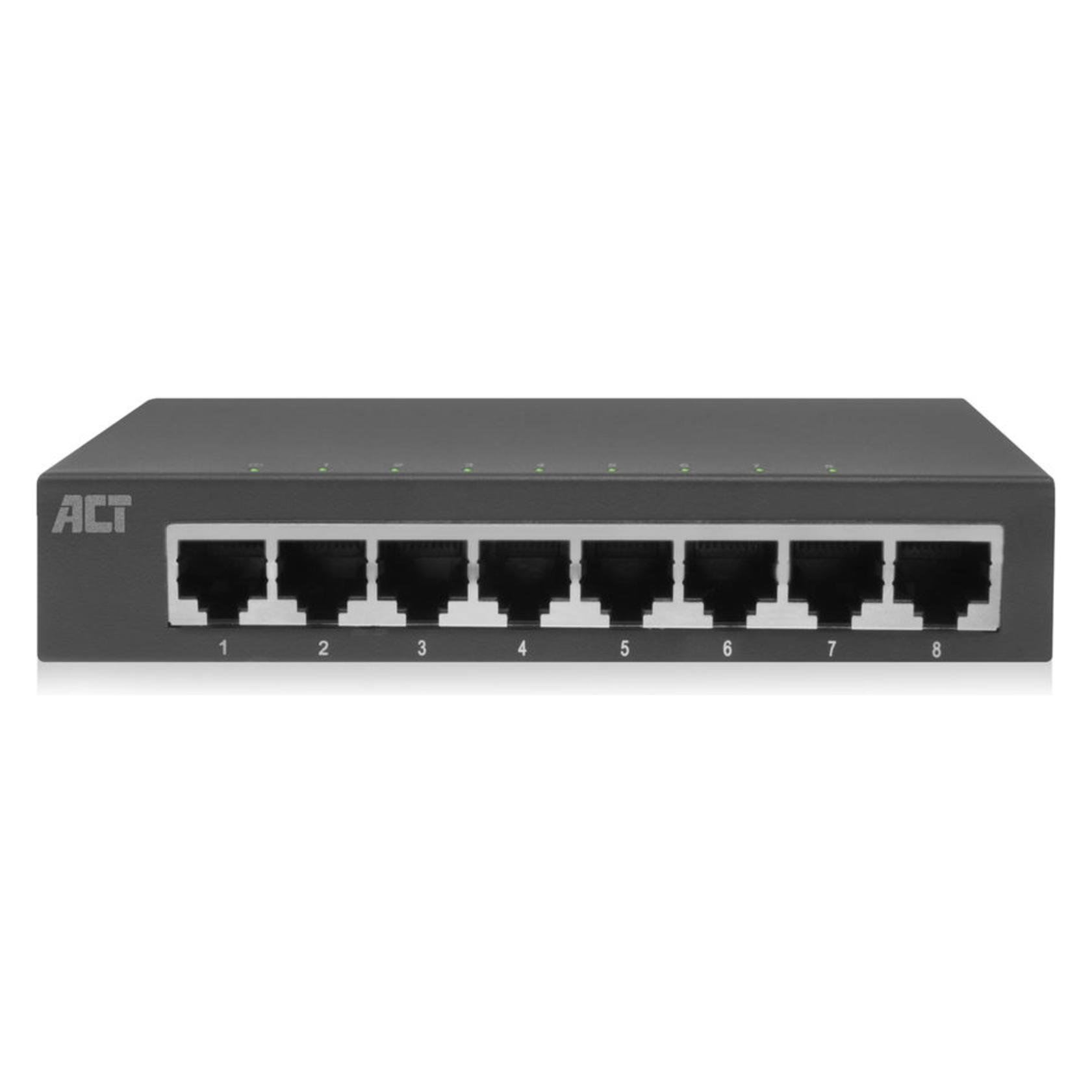 ACT 8-Port Gigabit Ethernet Switch (8 Ports) (AC4418)