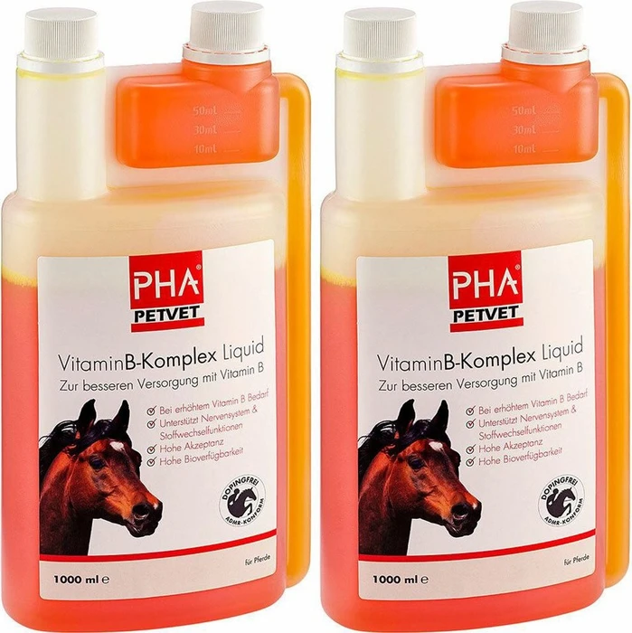 PHA Vitamin B Komplex Liquid f.Pferde Doppelpack 2x1000 ml Lösung