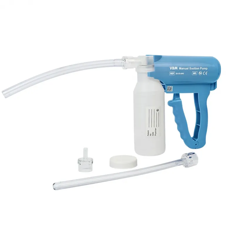 VBM Medizintechnik GmbH Handabsaugpumpe blau, komplett incl. Zubehör 30-55-000