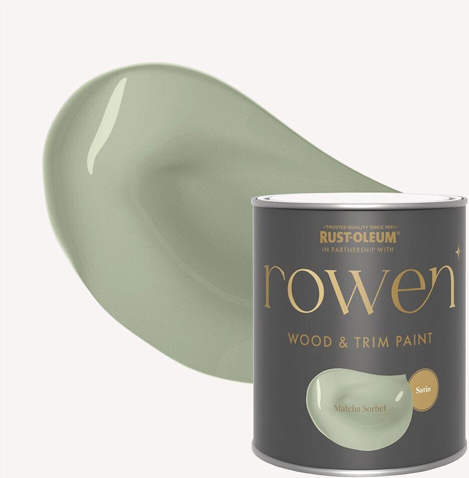Matcha Sorbet Green Satin Wood & Trim Paint - 750ml